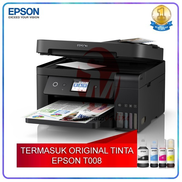 Jual Printer Epson L6290 A4 Print Scan Copy Wifi Duplex Fax with ADF