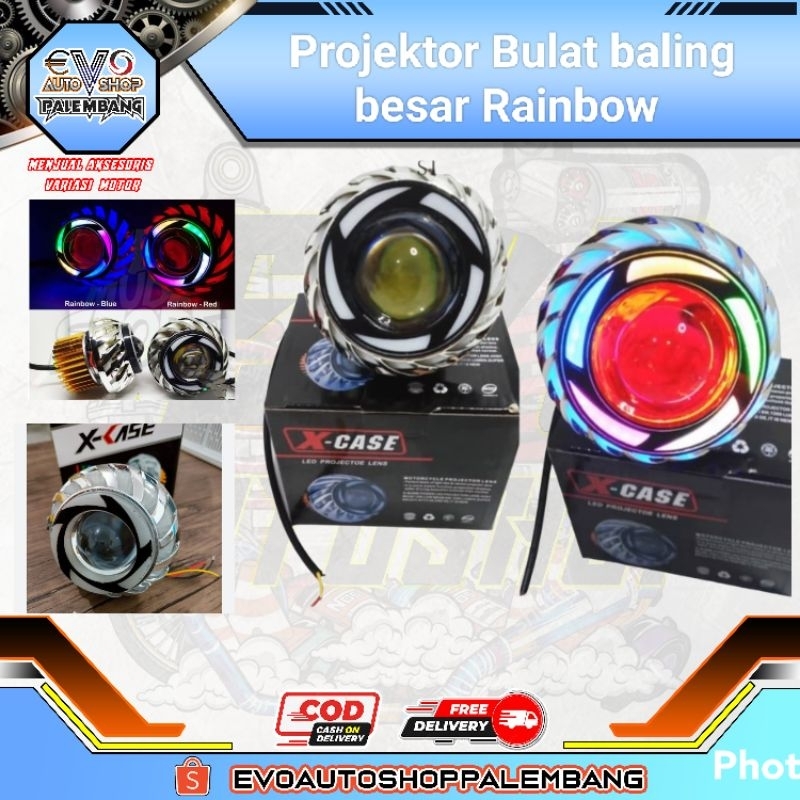 Jual LAMPU PROJEKTOR BESAR BULAT MODEL BALING | Shopee Indonesia