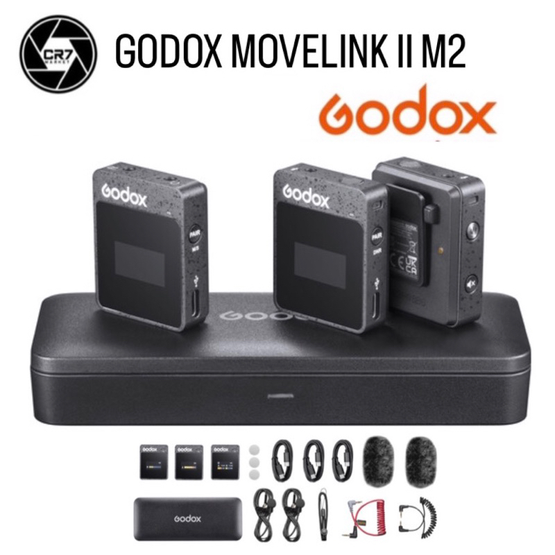 Jual Godox Movelink II M2 Wireless Microphone System For Camera ...