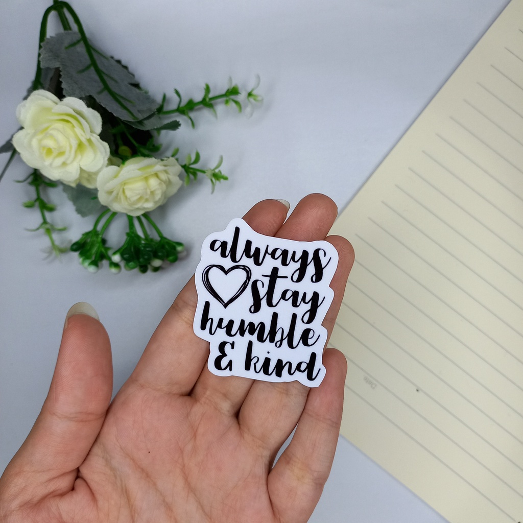 Jual Stiker Satuan Quotes Motivasi Monochrome PART 1 Black White ...