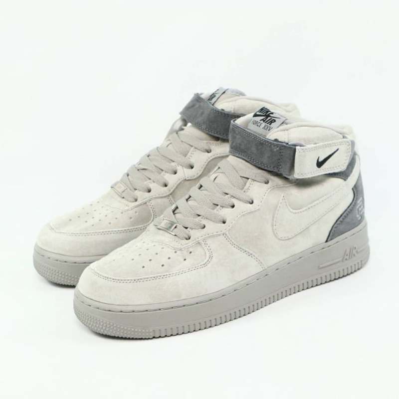 Jual Sepatu Air Force 1 Mid Reigning Champ Grey BNIB “ UNISEX ...