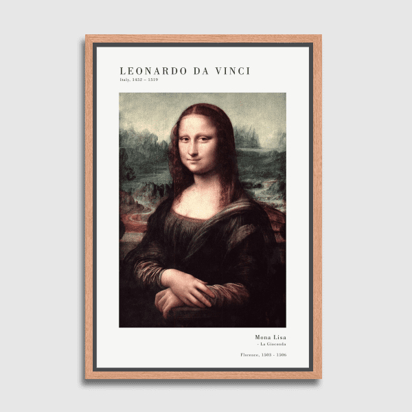 Jual Lukisan Dinding Canvas Da Vinci Mona Lisa By Old Masters Shopee Indonesia