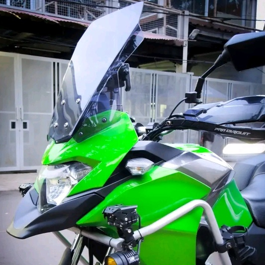 Jual Windshield Kawasaki Versys X 250 Windscreen Kawasaki Versys X 250 Winsil Kawasaki Versys X 250 Windscreen Kawasaki Versys X 250 High 44 cm Shopee Indonesia