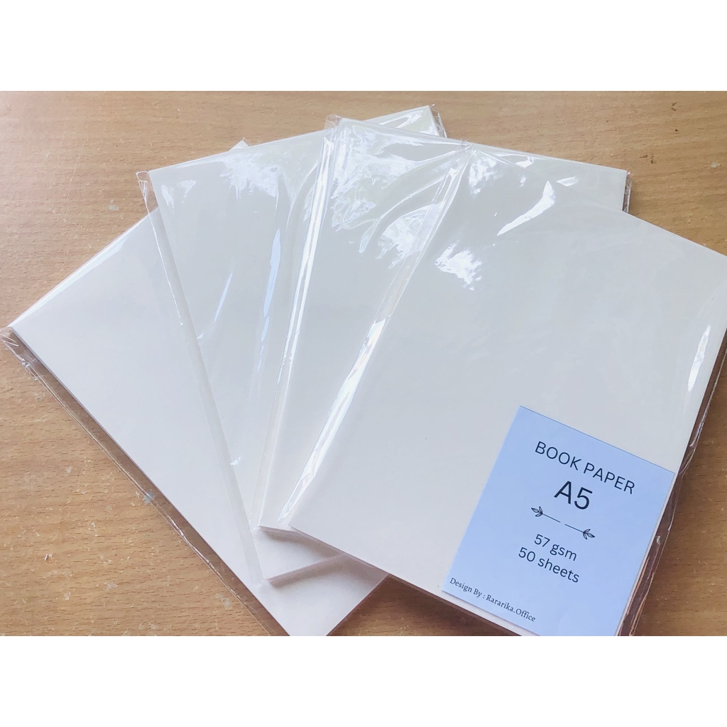 Jual BOOKPAPER 90 gsm A5 PER RIM BOOK PAPER A5 90gsm