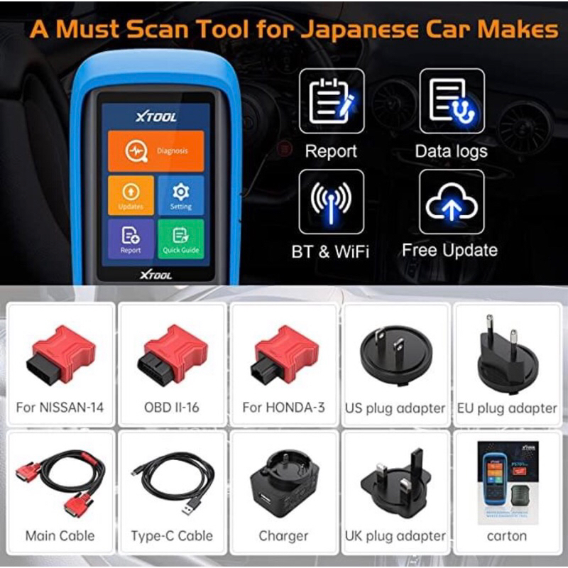 Jual scanner khusus mobil jepang xtool PS701 Shopee Indonesia