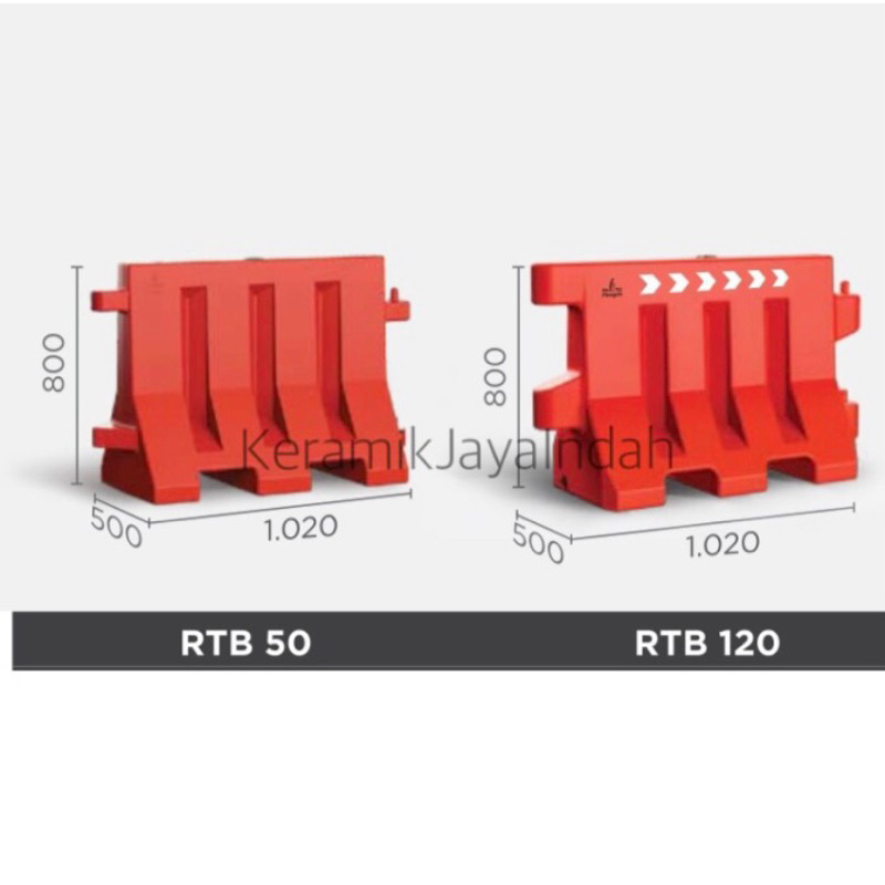 Jual PENGUIN RTB50 RTB 50 RTB120 RTB 120 WATER TRAFFIC BARRIER PEMBATAS ...