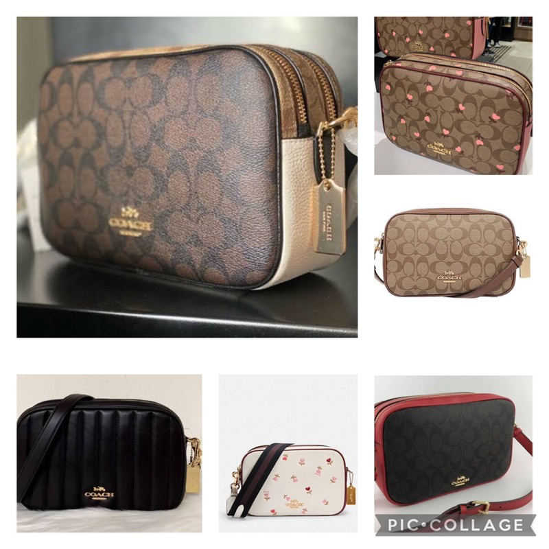 Jual coach jes crossbody camera bag double zip original Shopee Indonesia
