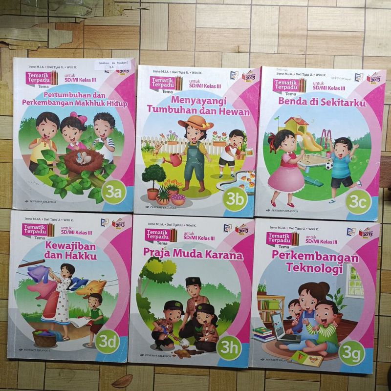 Jual Buku Bekas Original Tematik Terpadu Tema Sd Abcdefghi A B C