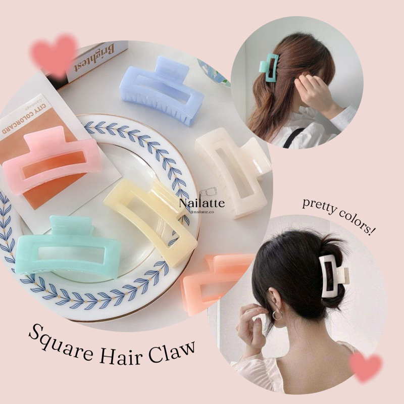 Jual Jepit rambut jedai cepol kotak glossy jepitan jepit jedai cepitan ...