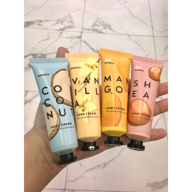 Jual Boots Hand Cream Krim Pelembap Tangan Shea Butter Vanilla Coconut