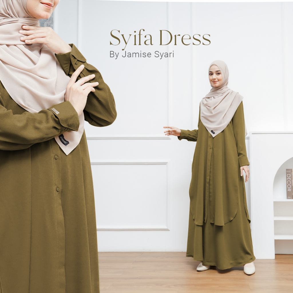 Jual Jamise Syifa Dress Tunik Skirt Shopee Indonesia