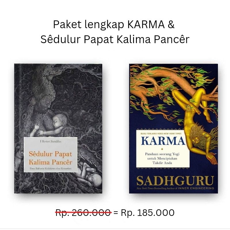 Jual Paket lengkap: KARMA & Sedulur papat kalima pancer Original ...