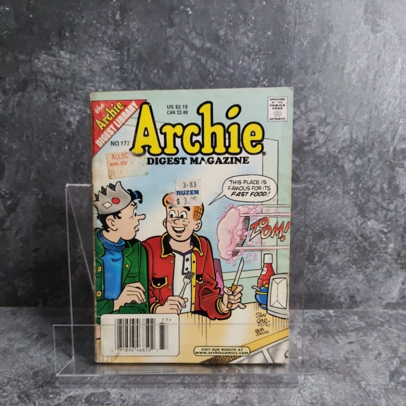 Jual Buku / Komik Archie Digest Magazine, No. 177, Comics Code ...