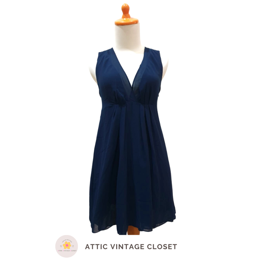 Jual Mango Suit Blue Dress | Shopee Indonesia
