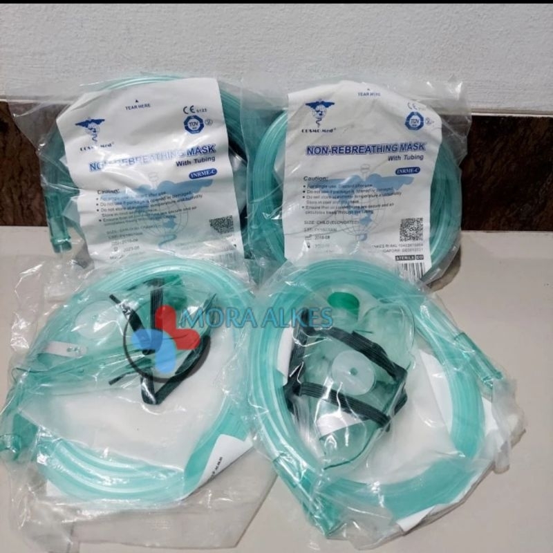 Jual Masker Oksigen Anak Cosmo Med Oxygen / Alat Bantu Pernafasan Anak ...
