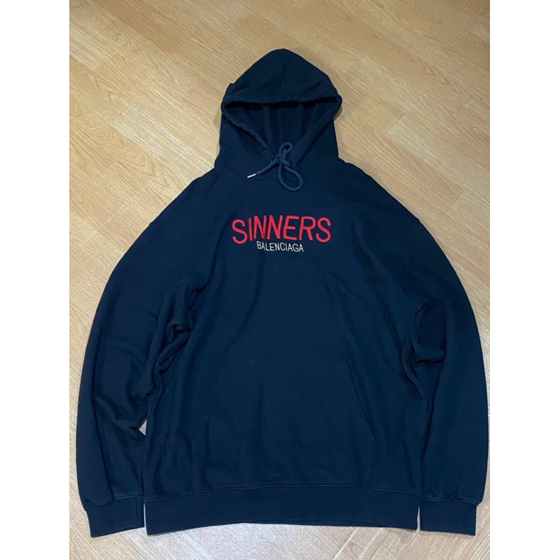 balenciaga orange hoodie