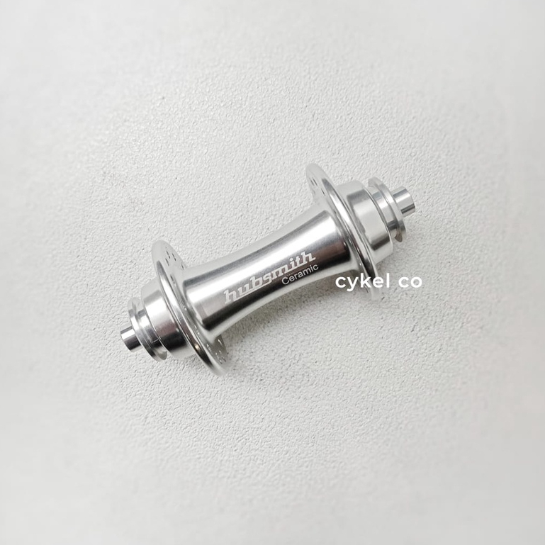 Jual brompt hubsmith FRONT HUB CERAMIC 28holes silver hub folding bike ...