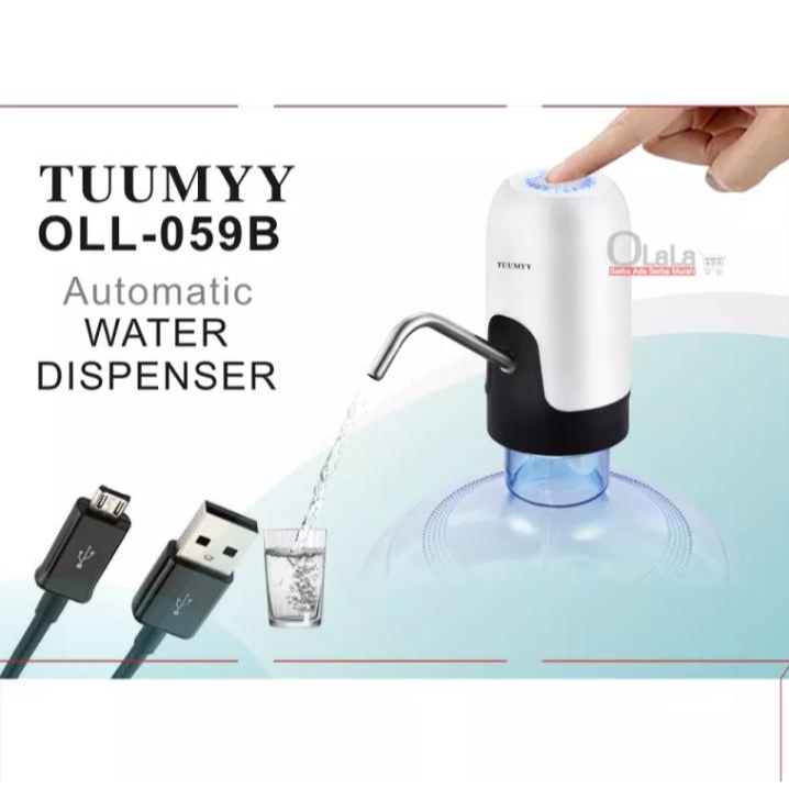 Jual NEW!! POMPA GALON AIR, WATER DISPENSER ELEKTRIK CAS USB, POMPA