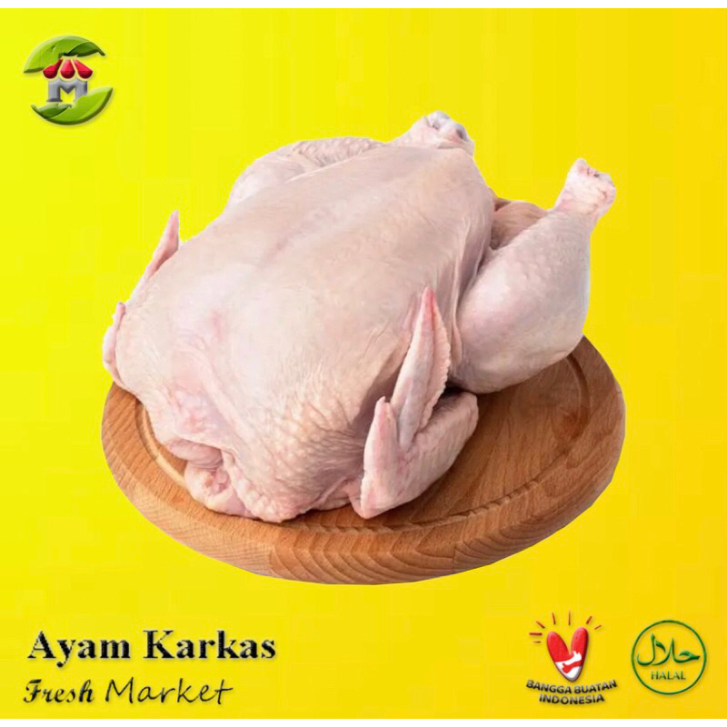 Jual Ayam Karkas Broiler Ayam Potong Utuh 0 5 1kg Shopee Indonesia