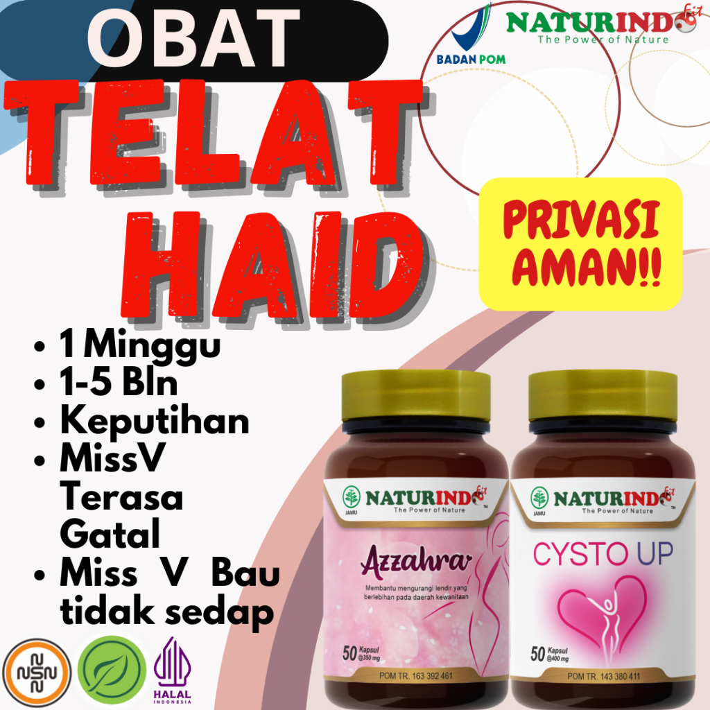 Jual Obat Pelancar Haid Telat Datang Bulan 1 2 Bulan Telat Haid PCOS