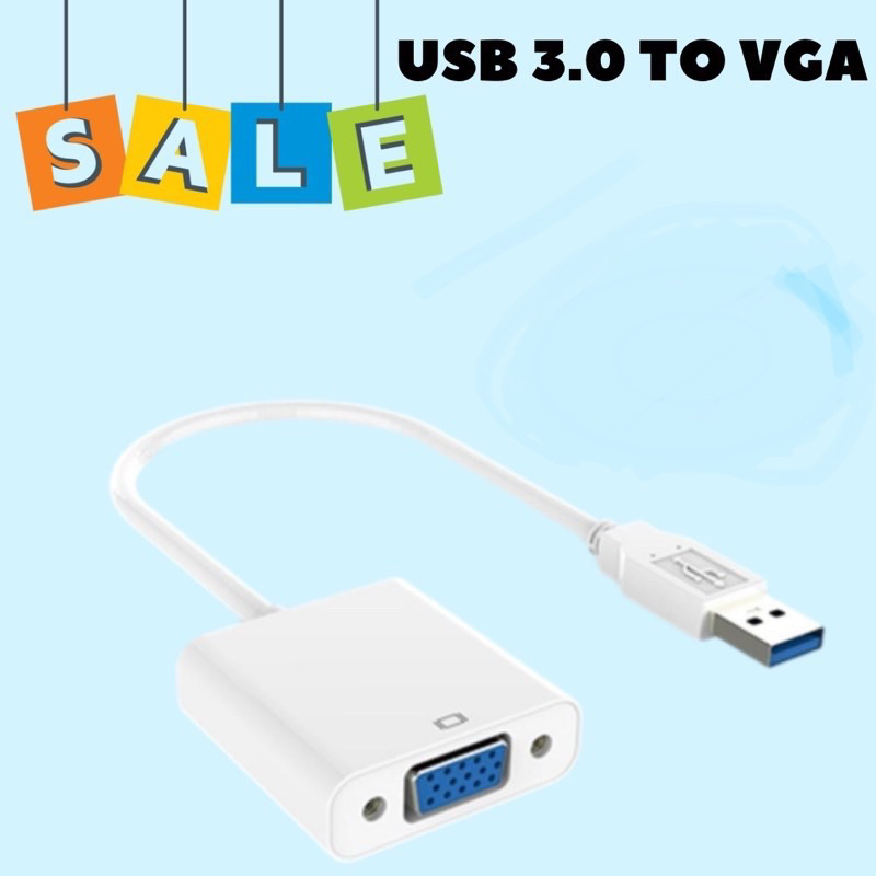 Jual CONVERTER USB 3.0 / USB 2.0 TO VGA / USB to VGA Shopee Indonesia