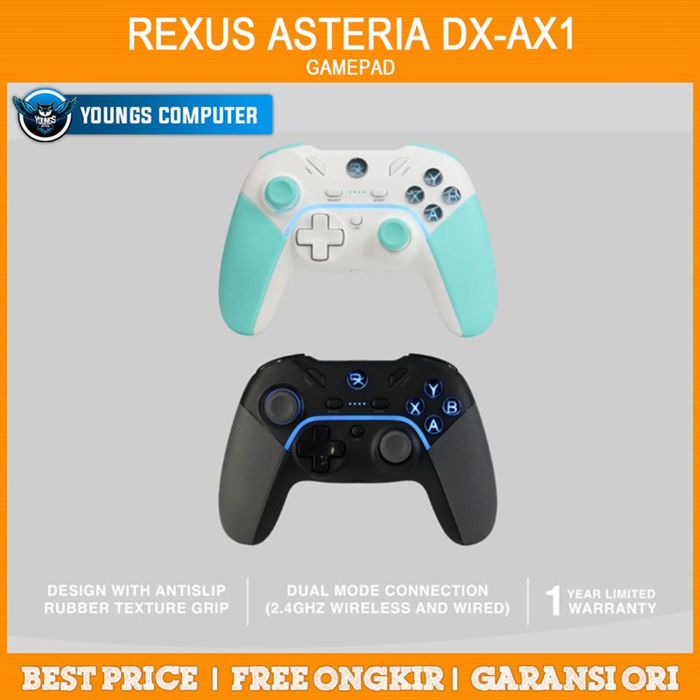 Jual Rexus Daxa Asteria DX AX1 Wireless Gamepad Joystick | Shopee Indonesia