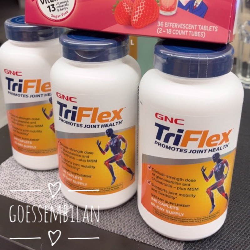 Jual gnc triflex promotes joint health 240 capsule | Shopee Indonesia