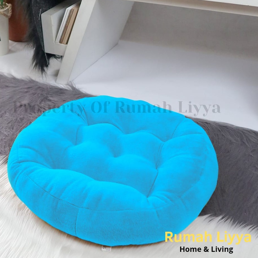 Jual RumahLiyya Cushion Ball Alas Bantal Duduk Bulat Lantai Kursi Sofa ...