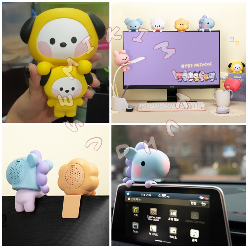 Jual BT21 CAR AIR FRESHNER & MONITOR FIGURE BT21 MININI PENGHARUM MOBIL