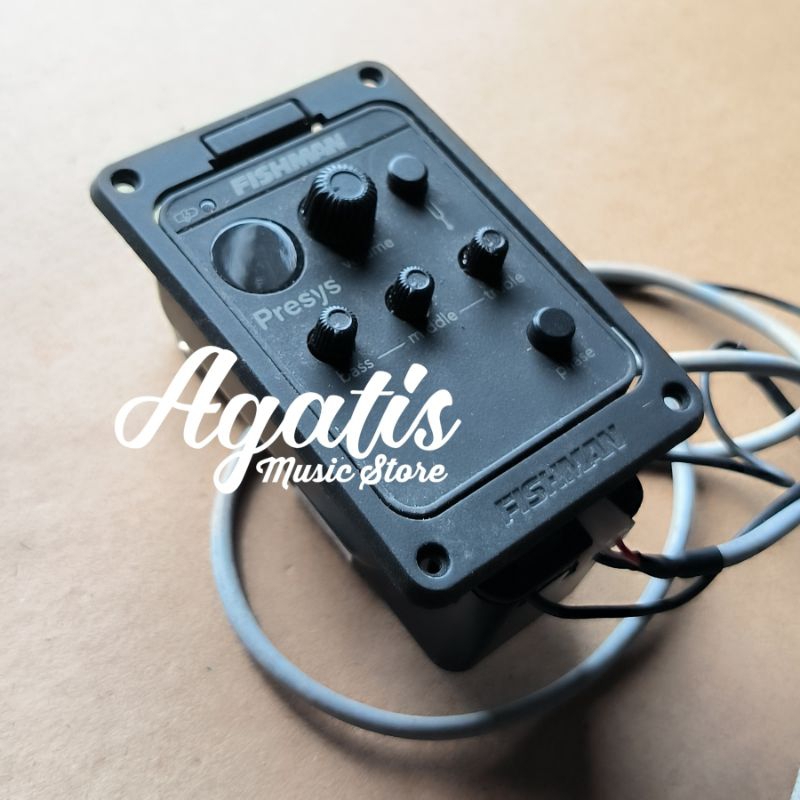 Jual Fishman presys Original tuner logo garputala preamp akustik