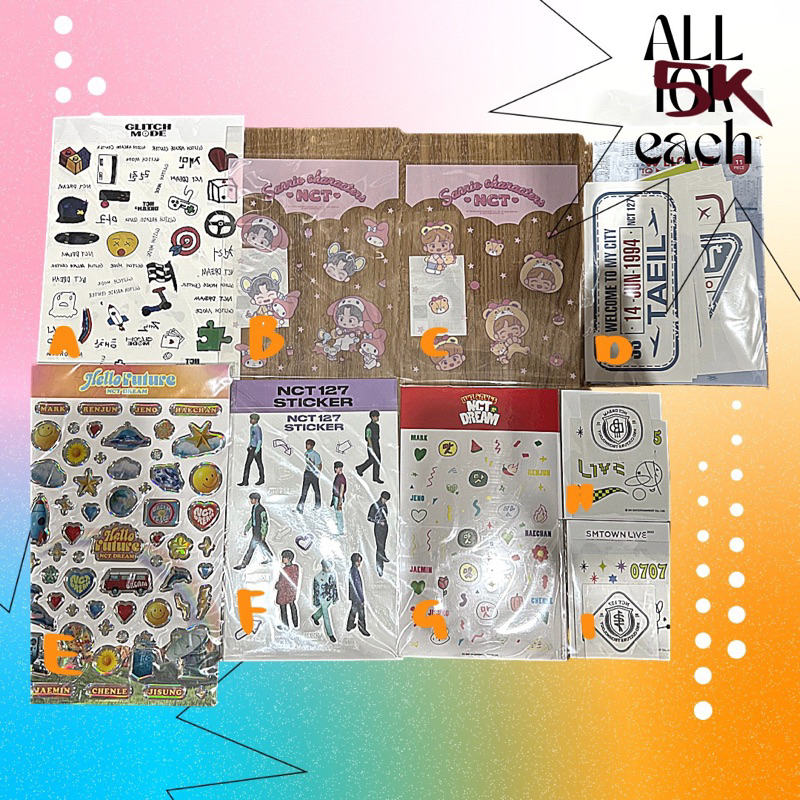 Jual [READY STOCK // 5K EACH] OFFICIAL Tattoo Sticker/Sticker/Glow In ...