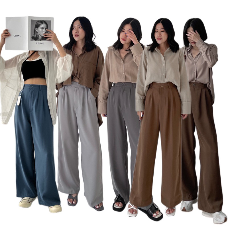 MINGGU HIGHWAIST FLARE PANTS