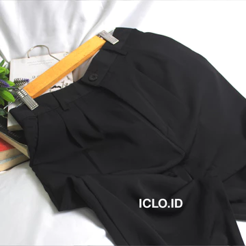Loose Pants 332 PREMIUM Anti Kusut Celana Kulot Highwaist Bahan Jatuh Loosepants Trousers Wanita