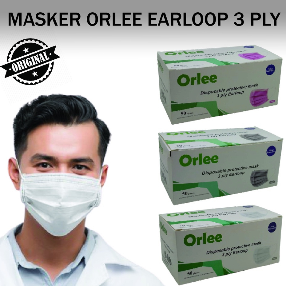 Jual MASKER ORLEE/ONEHEALTH MOTIF 3PLY MEDIS/DUCKBILL EARLOOP/HEADLOOP ...