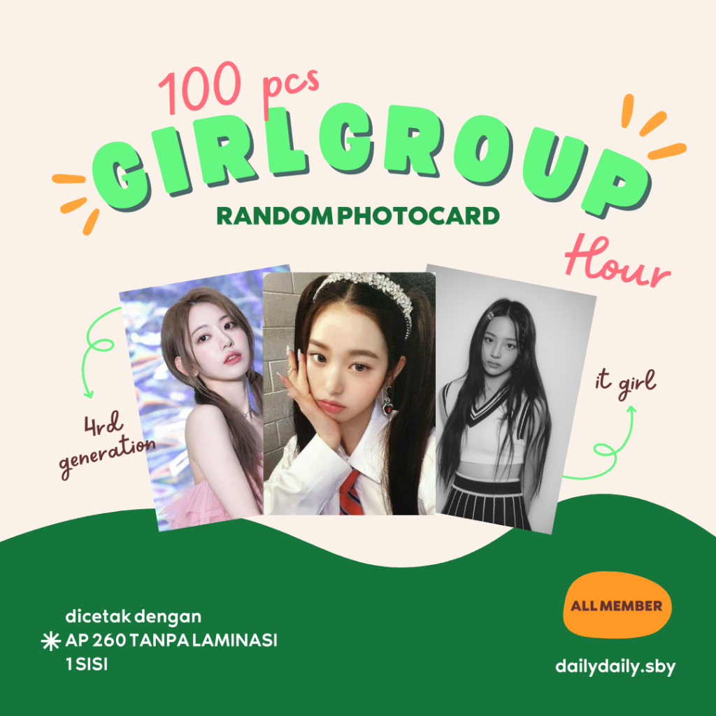 Jual [100 Pcs] Girl Group Random Photocard KPop | Shopee Indonesia