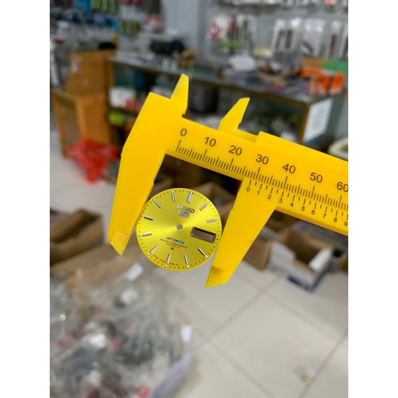 Jual Plat Dial Jam Tangan Seiko 5 sport Kuning 7009 | Shopee Indonesia