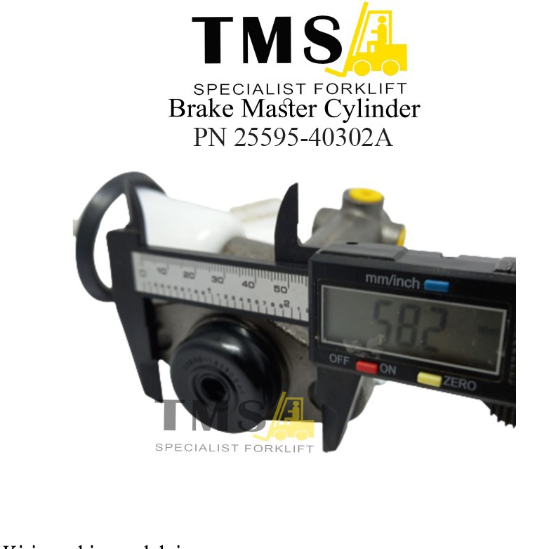 Forklift Master Cylinder - Part #25595-40302 & Variants (A, B, C) - D Mart Parts 8 thumbnail image