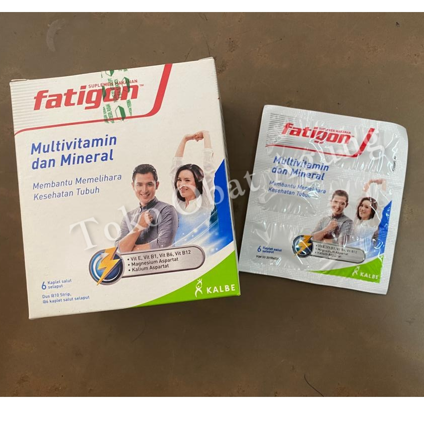 Jual Fatigon Multivitamin Dan Mineral (1 Strip Isi 6 Tablet