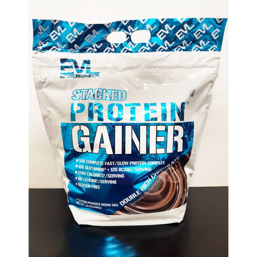 Jual Evl Stacked Protein Gainer Lb Pro Serious Mass On Optimum Nutrition Coklat Shopee