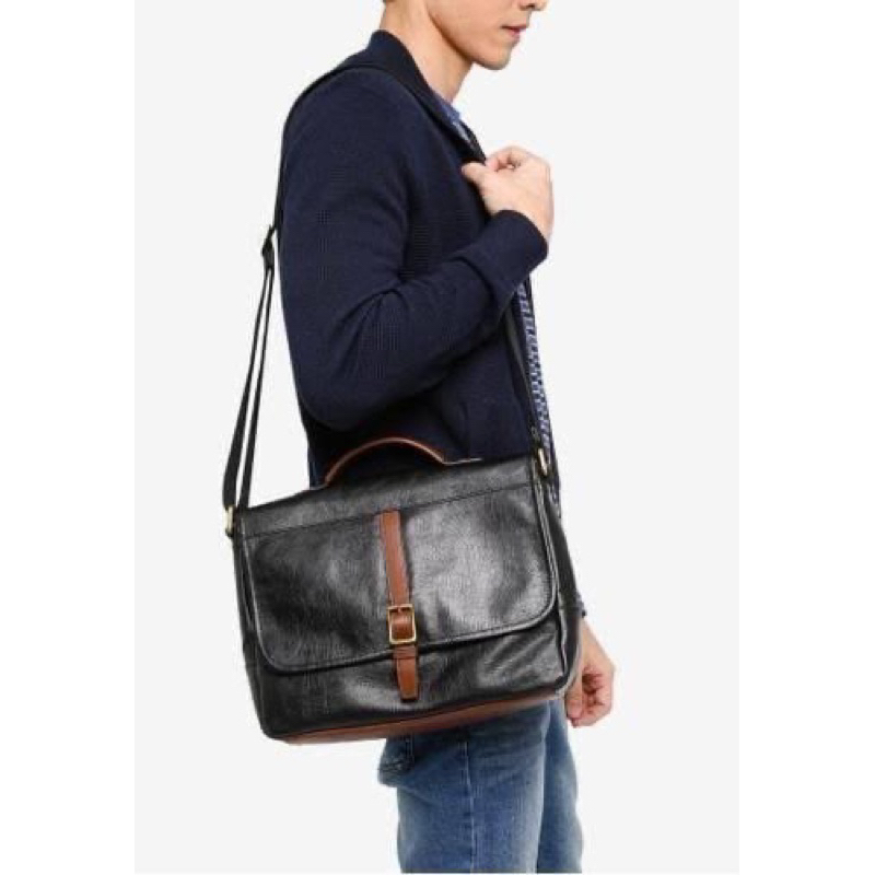 Jual Tas laptop messenger fossil evan commuter Shopee Indonesia