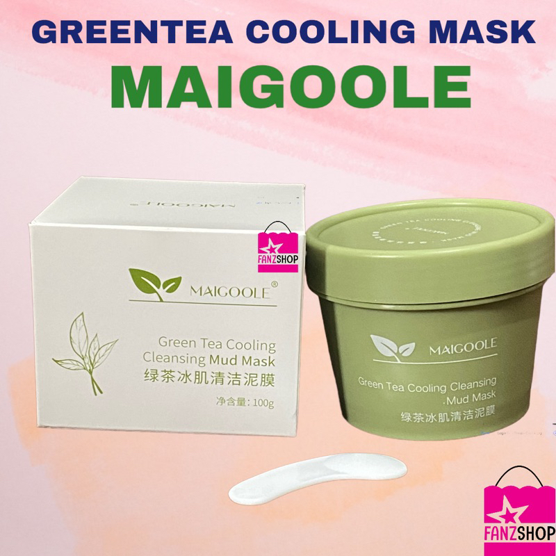 Jual MAIGOOLE MASKER GREEN TEA Cleansing Clay Mask 100GR MASKER WAJAH