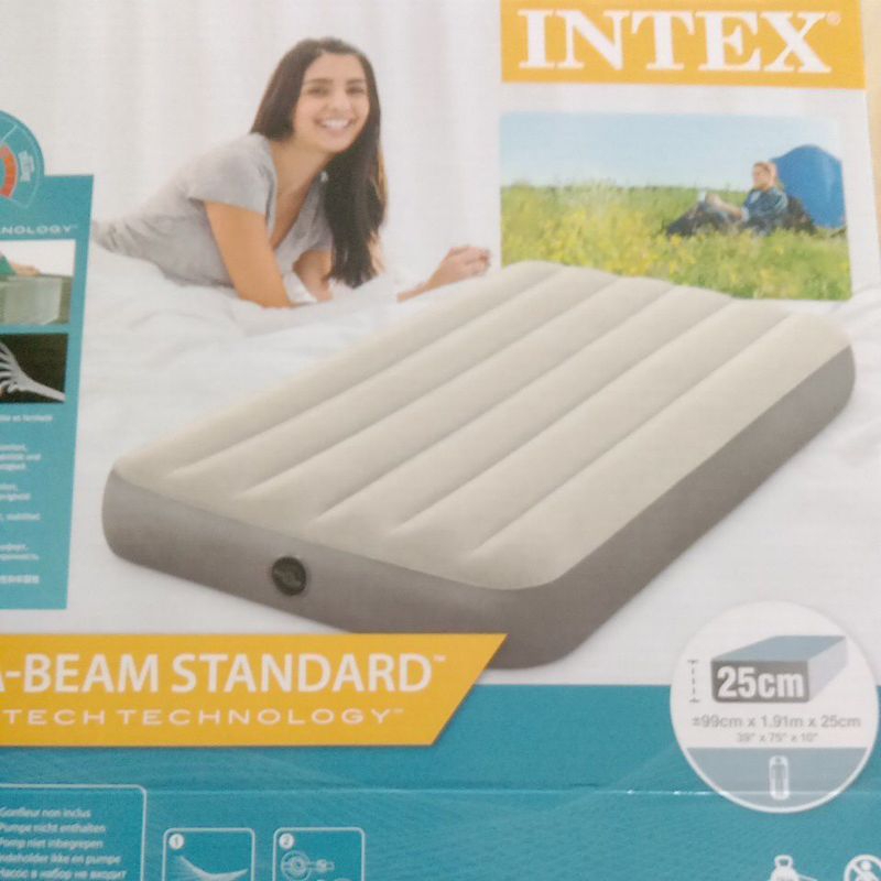 Jual INTEX Kasur Angin QUEEN AIRBED DURABEAM FIBER-TECH 64103-64759/ ...