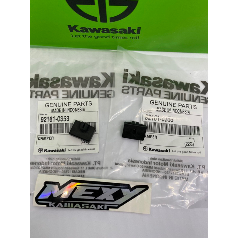 Jual karet sayap ninja r ninja ss ninja j original kawasaki 92161-0353 ...