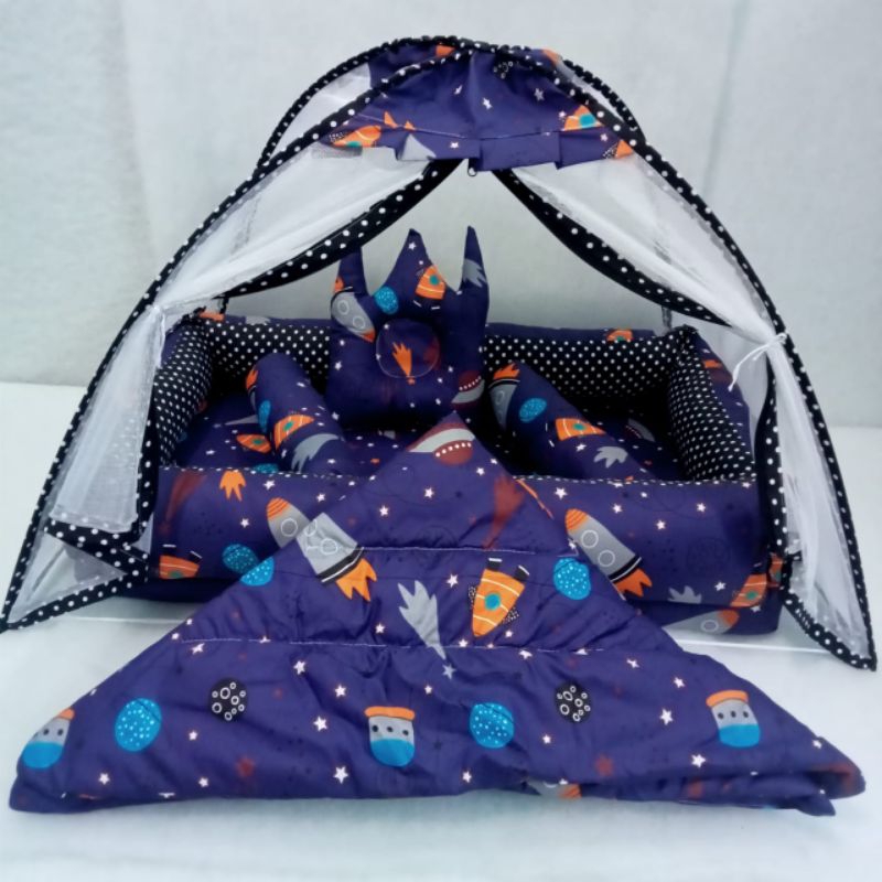 Jual Kasur Bayi Kolam Kelambu Tenda Motip Shopee Indonesia