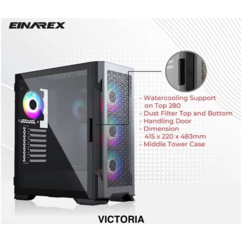 Jual Casing EINAREX VICTORIA BLACK | Shopee Indonesia