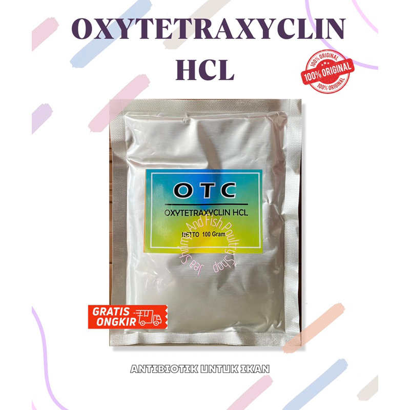 Jual Otc 100 Gram Otc Boster Oxytetracyclin Hcl Antibiotik Ikan