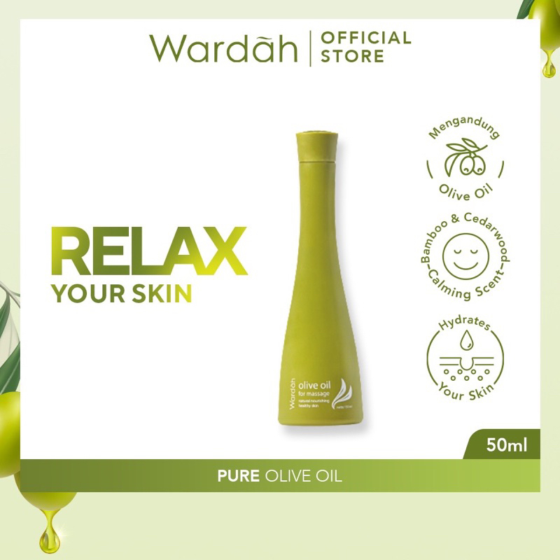 Jual WARDAH PURE OLIVE OIL 50 ML Shopee Indonesia