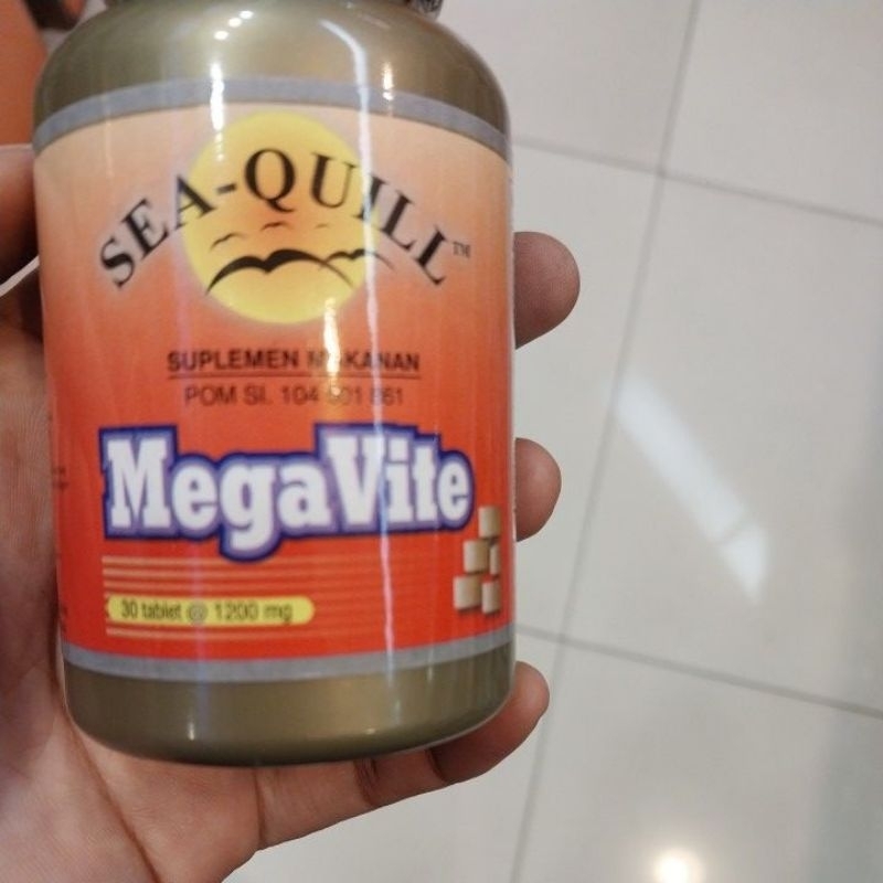 Jual sea-quill megavite 30 tablet@1200mg | Shopee Indonesia