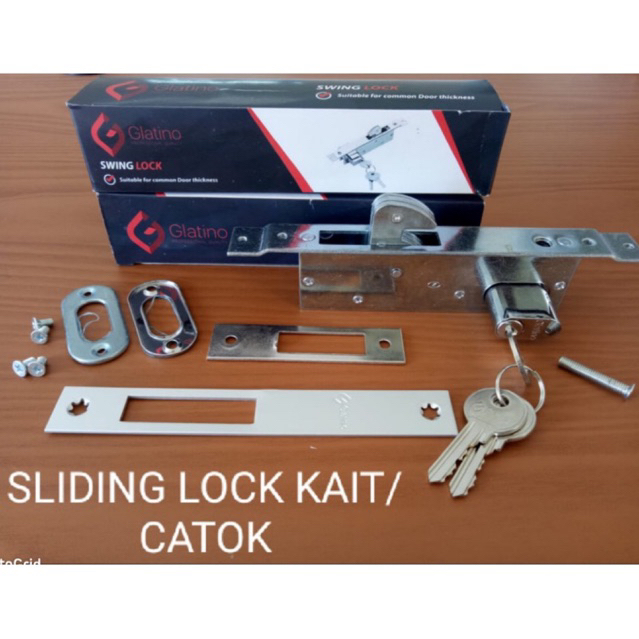 Jual KC KUNCI CATOK KAIT PINTU ALUMUNIUM 5423 SLEDING body slading kc ...