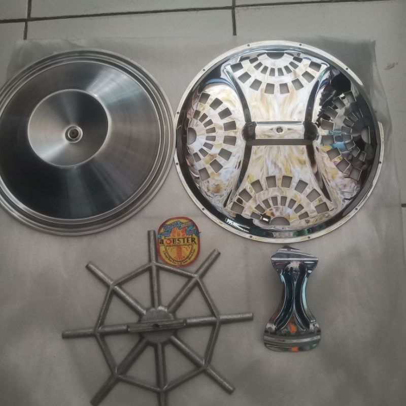 Jual Guitar Dobro Resonator Parts Screens Tailpiece Spider Bridge Cones